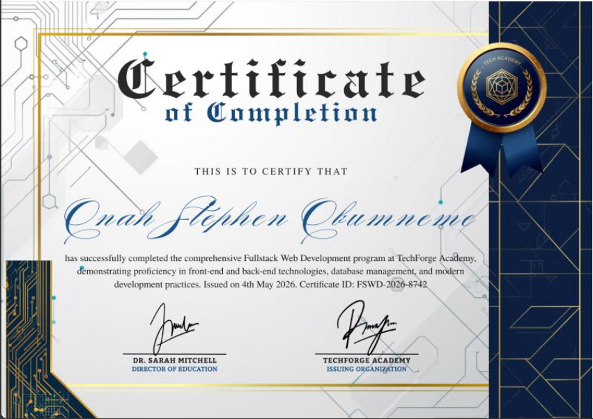 Advanced Backend Development — CodeMasters Academy